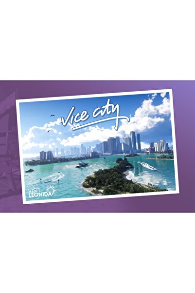 OEM Постер Gta Vi Vice City, 61x90 см, poster3927