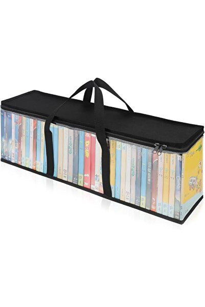 HASTHIP ® DVD Storage Bags, Clear PVC Plastic CD Organizer with Handles and Z...