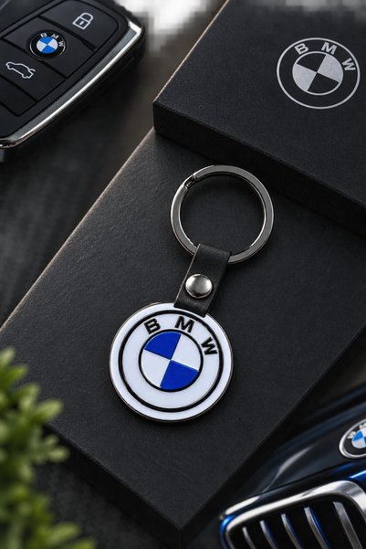 Sviesa Keychain Bmw Logo Metal Ring Stylish Detailed Auto Keychain Sporty Design