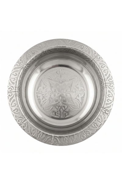 Emrullah Rostfrei Stainless Steel Deep Salad Plate 20 cm Patterned Luxury Set...