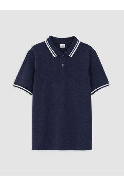 LC Waikiki Rmz Gi̇yi̇m Farkiyla Devrik Roba Collar Boys' T-Shirt