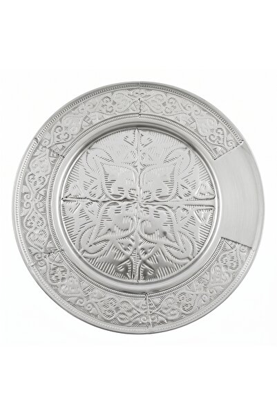 Emrullah Rostfrei Stainless Steel Dessert Plate 17 cm Patterned Luxury Set of...