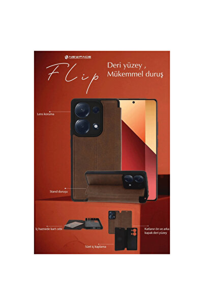 Samsung Galaxy A36 Kapaklı Lüx Kılıf Flip Cover - Taba Telefon Kılıfı