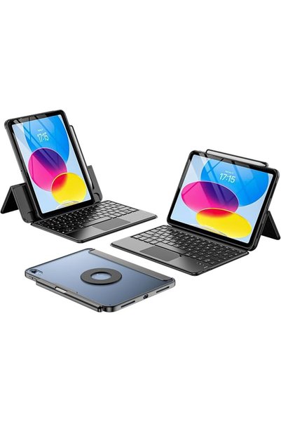 Procases حافظة لوحة مفاتيح ProCase لجهاز iPad الجيل 11 A16 2025 / حافظة iPad ...