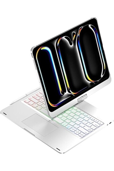 KASTWAVE 360° Rotation Keyboard Case for iPad Air 11" (M3/M2,2025/2024)/Air 5...