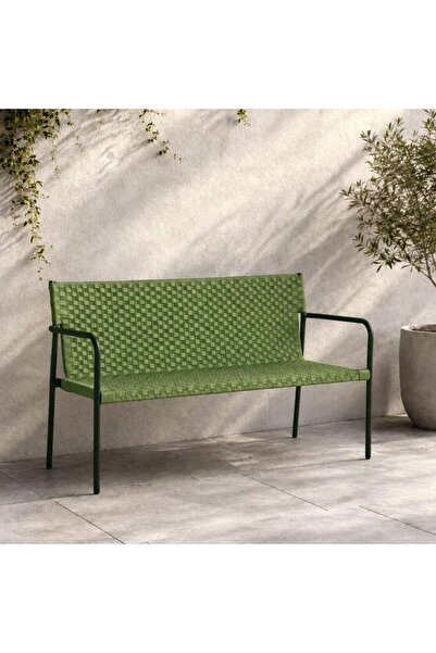 PAN HOME JANSTON OUTDOOR BENCH - GREEN