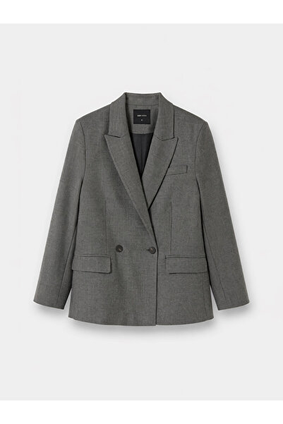 LC Waikiki Sparkling Choices Double Breasted Roba Collar Women's Blazer Jacke...