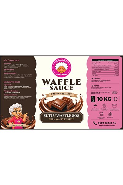 Sütlü Waffle Sos