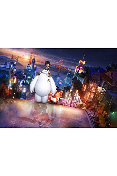 OEM Poster Hiro Hamada și Baymax din Big Hero 6, 61x90 cm, poster3978