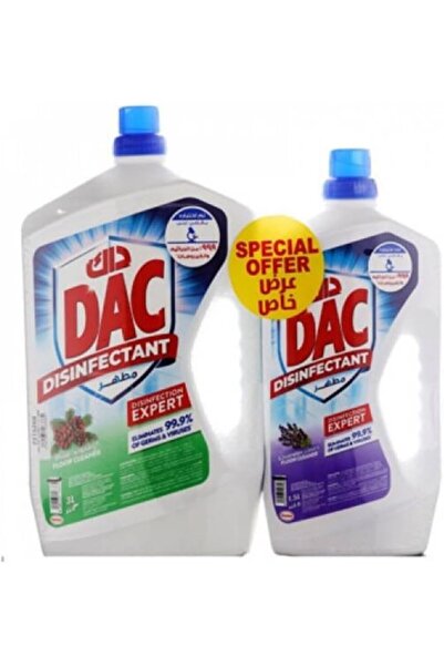 DAC Disinfectant and Floor Cleaner Pine 3 Liter + Lavender 1.5 Liter * 3 Pieces