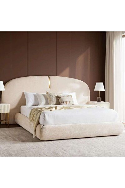 PAN HOME MILAN KING BED 180X200 - BEIGE