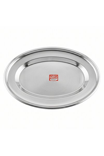 Emrullah Rostfrei Stainless Steel Flat Kayak Plate No:5 Large Size 37,00X25,5...