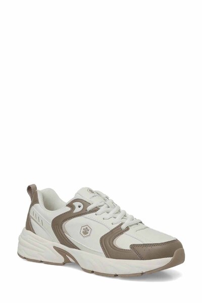lumberjack Kadın Günlük Sneaker Bej/Kahve Kalın Taban Bağcıklı Casual Günlük Spor Ayakkabı