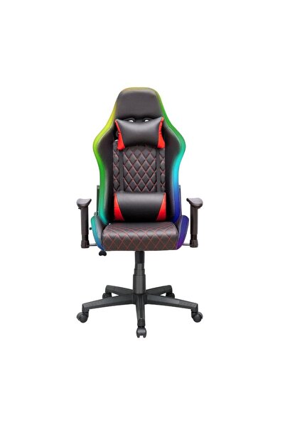 OXFORD HOME Καρέκλα Gaming Oxford με Φωτισμό RGB MN180 ° Μαύρο-Κόκκινο GC-303...
