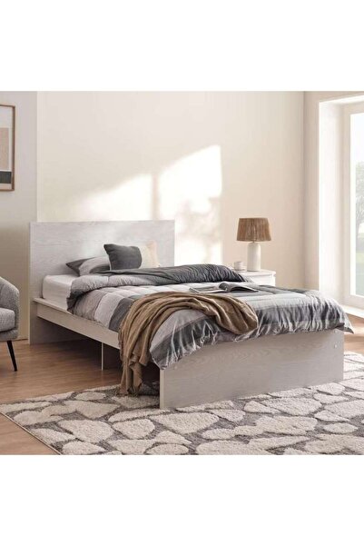 PAN HOME SPRING COLLECTION SINGLE BED 120X200 CM - WHITE