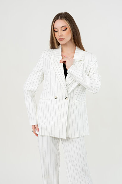 Jodtique بدلة رسمية نسائية مخططة