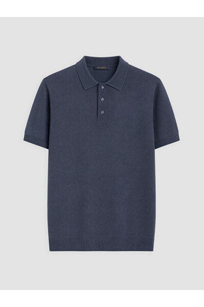 LC Waikiki Tricou pentru bărbați cu guler tip Roba, moale la atingere, din co...
