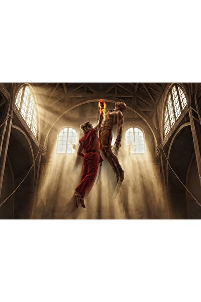 OEM Poster Dhalsim X Ken, 61x90 cm, poster4320