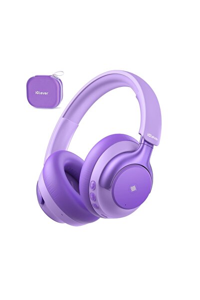iClever Q950 Headphones, Bluetooth 6.0, Noise Cancelling, Volume Limiting to ...