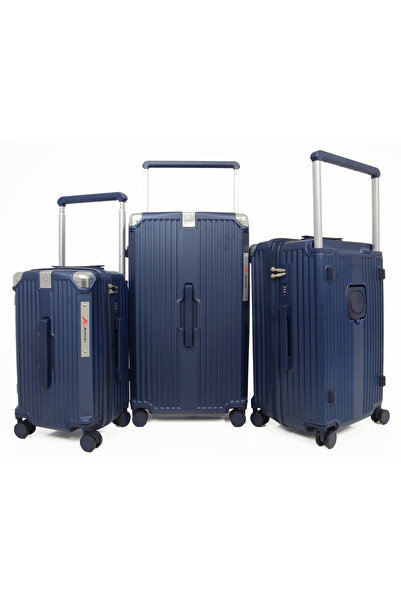 MORANO Morano 3-Piece Aluminum Cabin Luggage Set, 28", 24" & 20"
