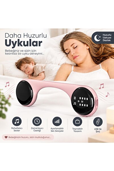 PREPARE Yastık Altı Uyku Yardımcısı Bluetooth Kemik İletim Hoparlör Müzik ve ...