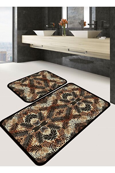 Ardizayn Tropical, Non-Slip Base 60X100 - 50X60Cm, 2-Piece Bath Mat, Bathroom...