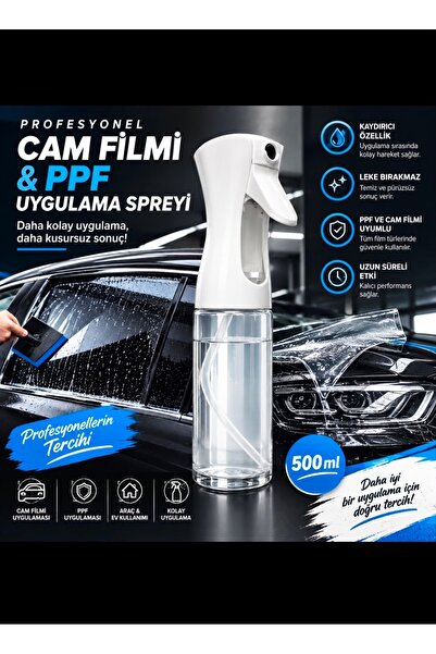 OSSOFOL Sprey cam filmi ppf buzlu cam uygulama şişesi 500 mm içerisi dolu cam...