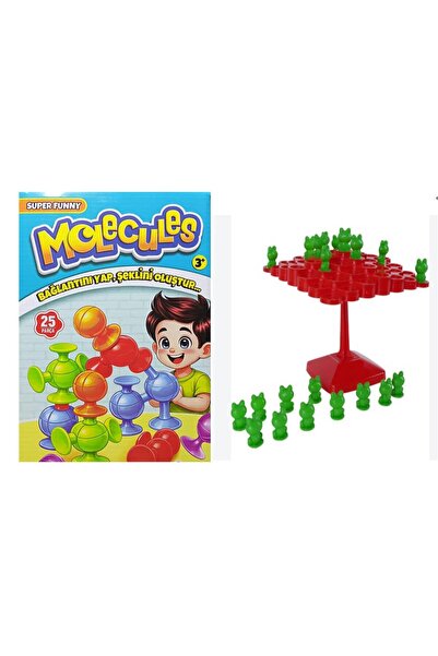 Bengi Store Boxed Educational Mind Games Set Frog Frog Balance Game and Molec...