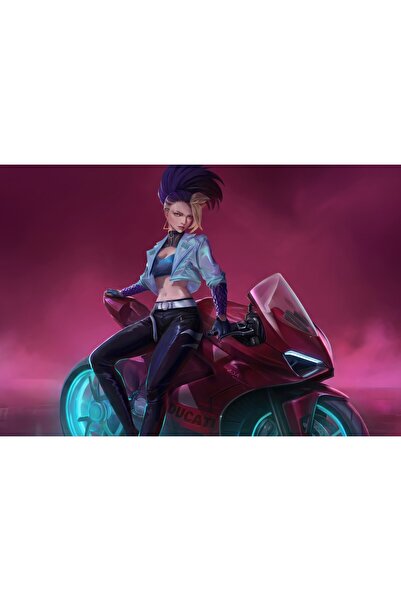 OEM Poster Kda Akali The Baddest 4k, 61x90 cm, poster4400