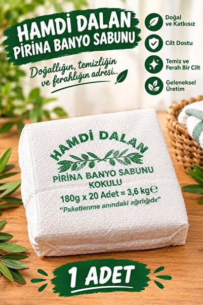 Dalan Antik Pirina Banyo Kokulu Torba Sabun 3,6 Kg 180 Gram X 20 Adet
