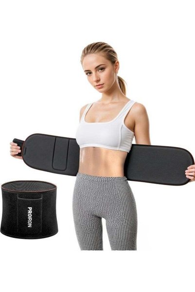 PROIRON حزام تنحيف الخصر للرجال والنساء، حزام تعرق وساونا لتنحيف البطن، مدرب ...