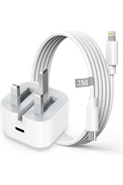 GENERAL كابل وشاحن سريع لآيفون من XYXS بطول 2 متر [معتمد من Apple MFi]، شاحن ...