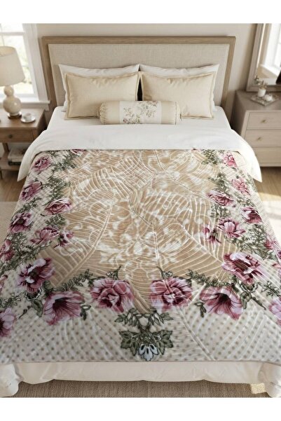 AKSU %100 polyester vizon battaniye çift kişilik 200 x 240 cm