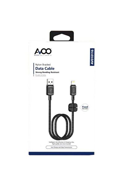 AVOO iPhone charging cable USB to Lightning connector, 1 meter long, for perf...