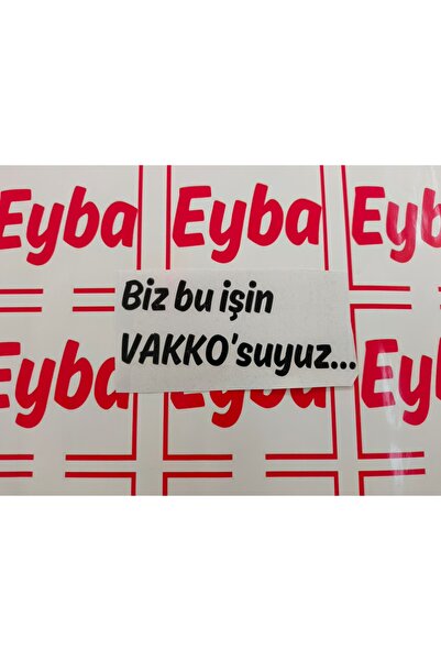 EYBA STİCKER We Are the Ones Who Do This Job Sticker 18 cm 1 Piece