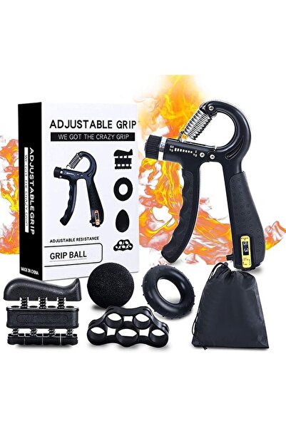 Arabest 5 Pack Hand Grip Strengthener Trainer Kit - Hand Strengthener & Grip ...