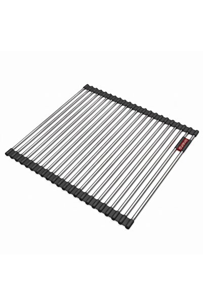 DUREVO Katlanabilir Çelik Eviye Matı - Rollmat- 42.5cmx 33cm /Evye Aksesuarı ...