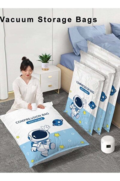 Arabest 8PCS Vacuum Storage Bags, Reusable Space Saver Seal Bag with Hand Pum...