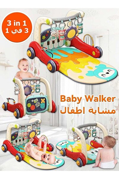 Mi VAZA 3 in 1 Baby Walker - Piano Fitness Rack - Built-in Music, Light - Adj...