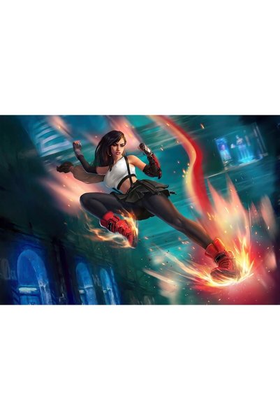 OEM Poster Tifa Lockhart In Action, 61x90 cm, poster4593