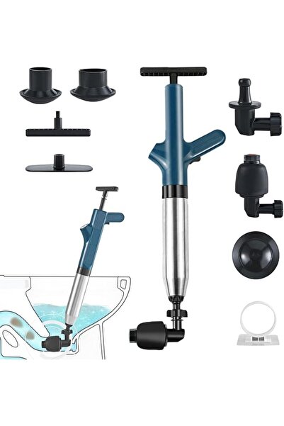 GENERAL Toilet Plunger, Stainless Steel Toilet Unclogger for Clogged Toilets,...