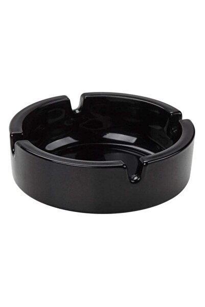Generic 4-Piece Ashtray Set Black 14cm