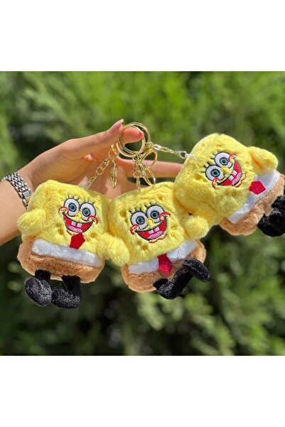 womistore Sünger Bob Peluş Anahtarlık