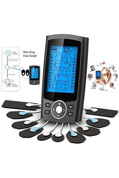 LAESO Dual Channel TENS EMS MASS Unit 36 Modes Muscle Stimulator for Pain Rel...