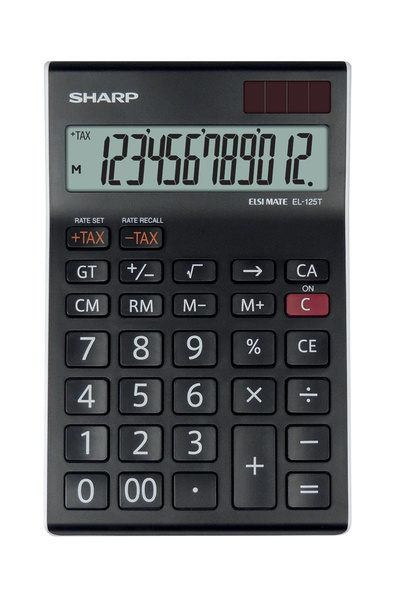 Sharp EL-125T-WH 12 Hane Masaüstü Hesap Makinesi