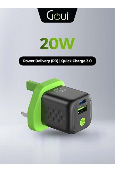 GOUİ 20W Fast Wall Charger GaN 20 Plus for iPhone 17/16 /15/14 Series, Samsun...