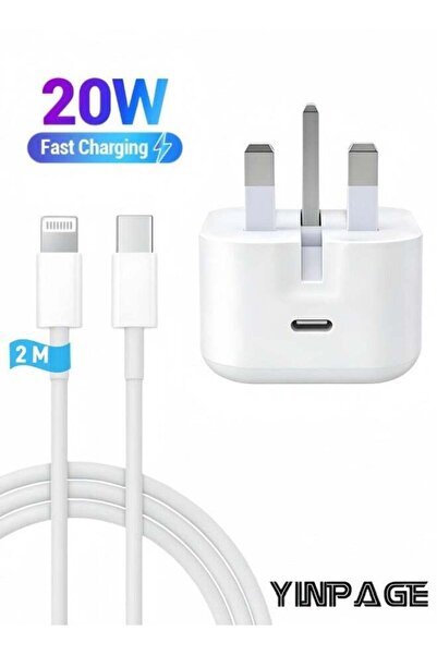 YINPAGE iPhone charging cable 2-Pack (1m+2m) [MFi certified] USB-C to Lightni...