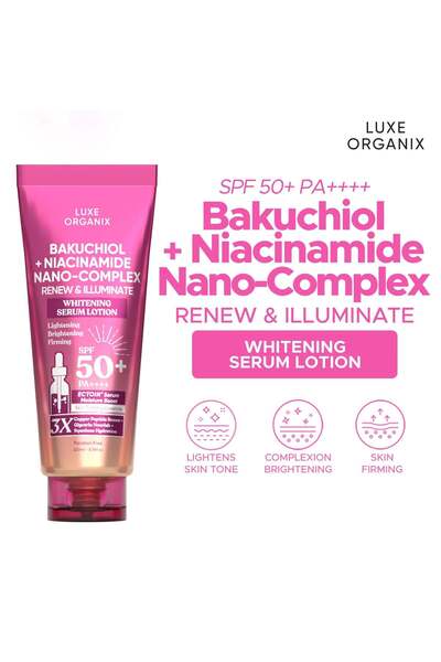 LUXE ORGANIX Luxe Bakuchiol + Niacinamide Nano-Complex Serum Lotion - 200 ml