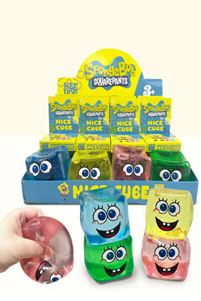 Pofika SüngerBob Needoh Nice Cube Stres Oyuncağı – Süper Yumuşak Kare sukusi ...