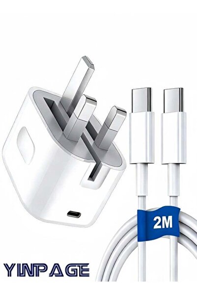 YINPAGE 30W USB-C Fast Charging Kit | Mfi Certified | UK Plug + 2M Charging &...